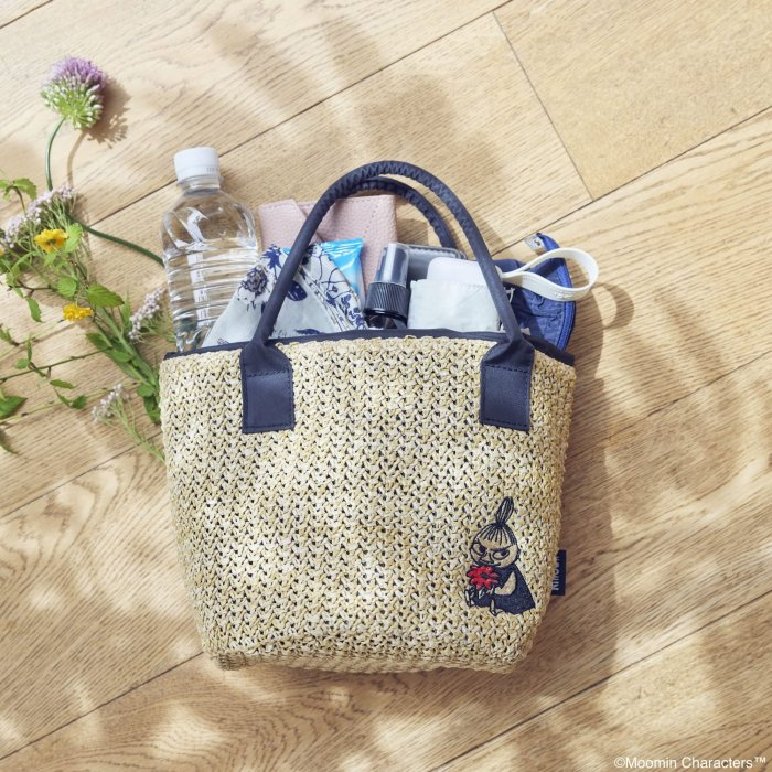 《瘋日雜》273日本雜誌MOOK附錄moomin 姆明 亞美 藤編包 草編包  手提包 水桶包托特包 便當袋 束口手拎包