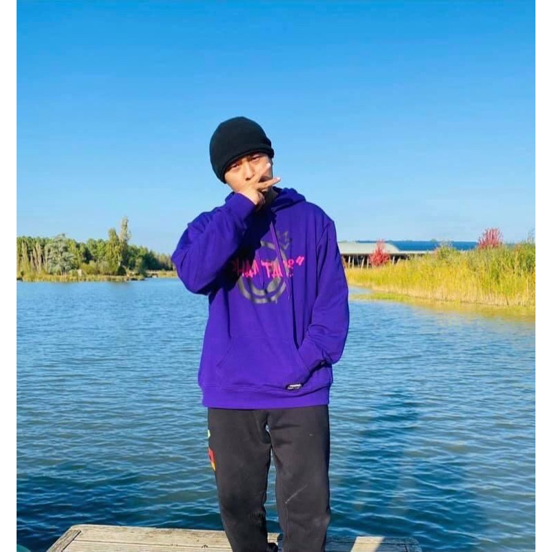 Jay Chao周杰倫主理品牌PHANTACi Phanta Graffiti Hoodie Purple紫色棉帽T