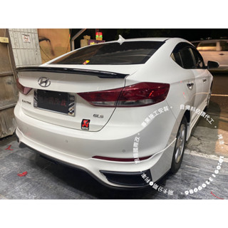 HYUNDAI SUPER ELANTRA NEW STYLE PP特仕版後中包空力套件2017-2019