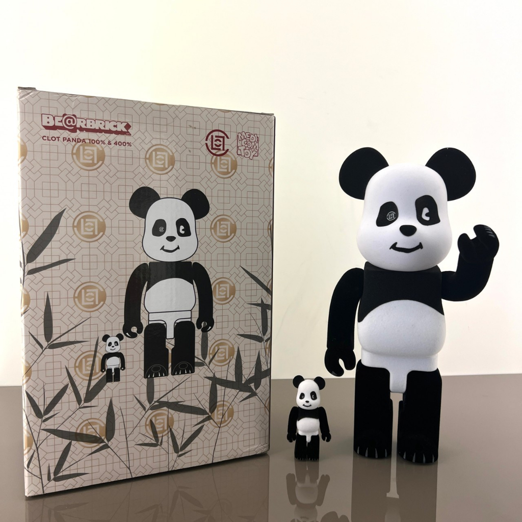 Be@rbrick BEARBRICK CLOT PANDA 陳冠希 CLOT PANDA 熊貓 400% 100%