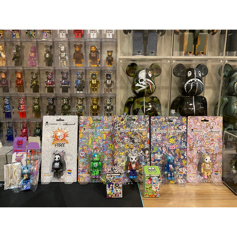 各式Tokidoki BE@RBRICK bearbrick 庫柏力克熊 100% 吊卡 18代 盒抽 新加坡限定