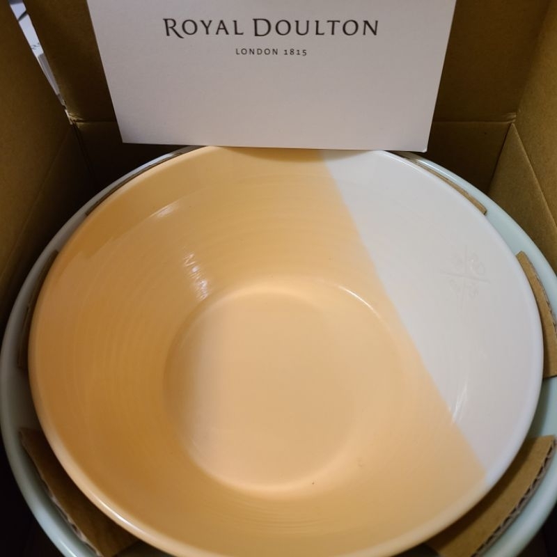 英國 Royal Doulton 皇家道爾頓 1815 恆采系列 餐碗2件組