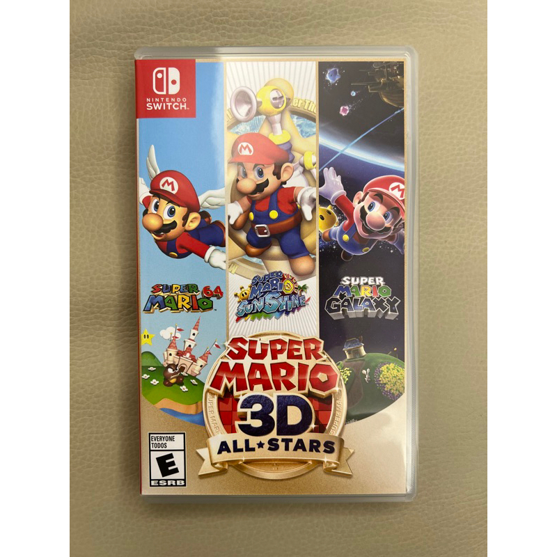 NS Super Mario 3D All Stars 超級瑪利歐 收藏輯 英文版 三合一 switch 二手 經典復古