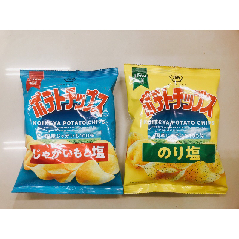 「小包裝27g特價」日本 湖池屋 洋芋片 海苔鹽洋芋片 鹽味洋芋片