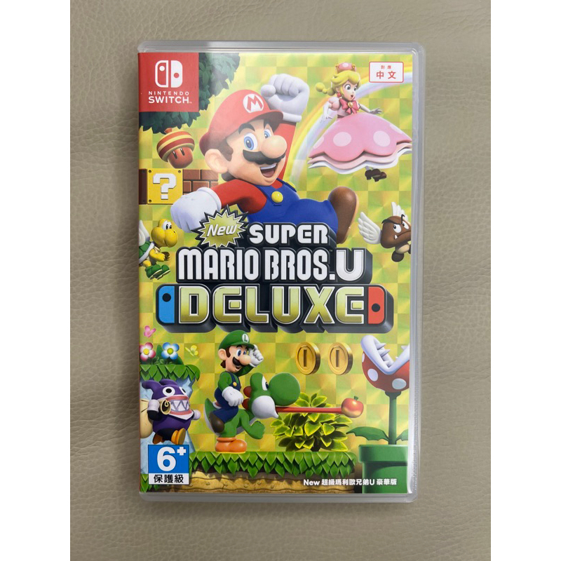 NS Super Mario bros U deluxe  超級瑪利歐兄弟 U 豪華版 中英文版 二手 極新