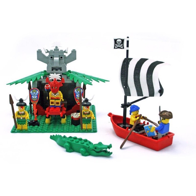 Lego 6262 食人族 海盜 4隻鱷魚 5906太陽神