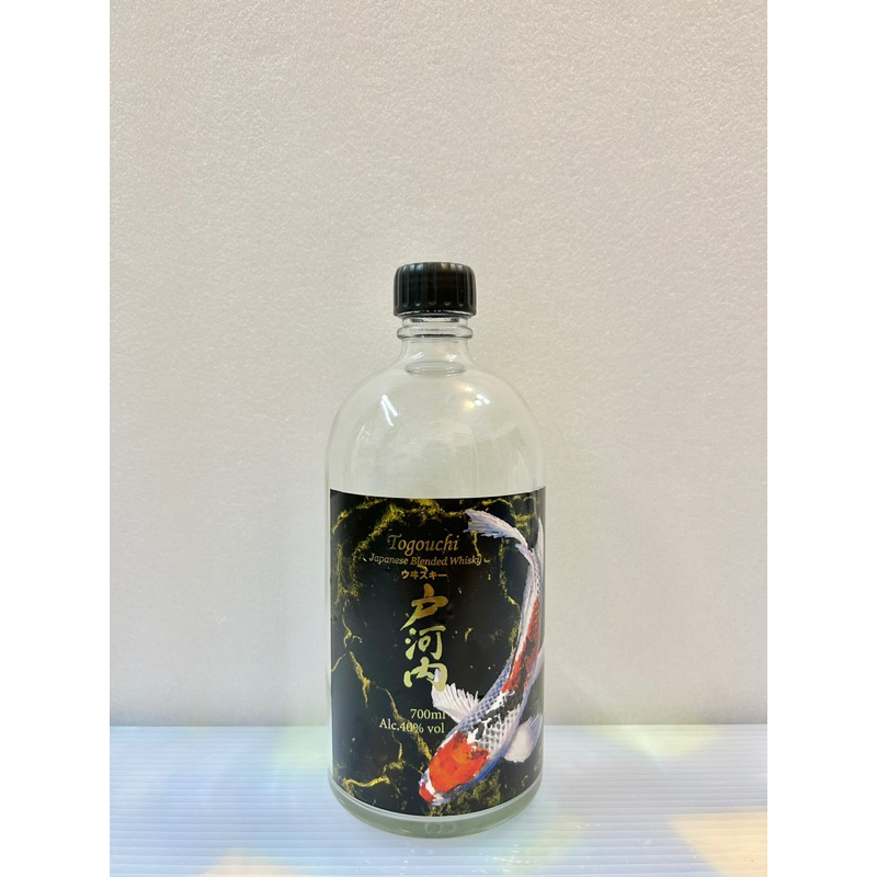 日本酒 戶河內《台灣限定版 雙色鯉魚系列》調和威士忌 0.7L「空酒瓶」