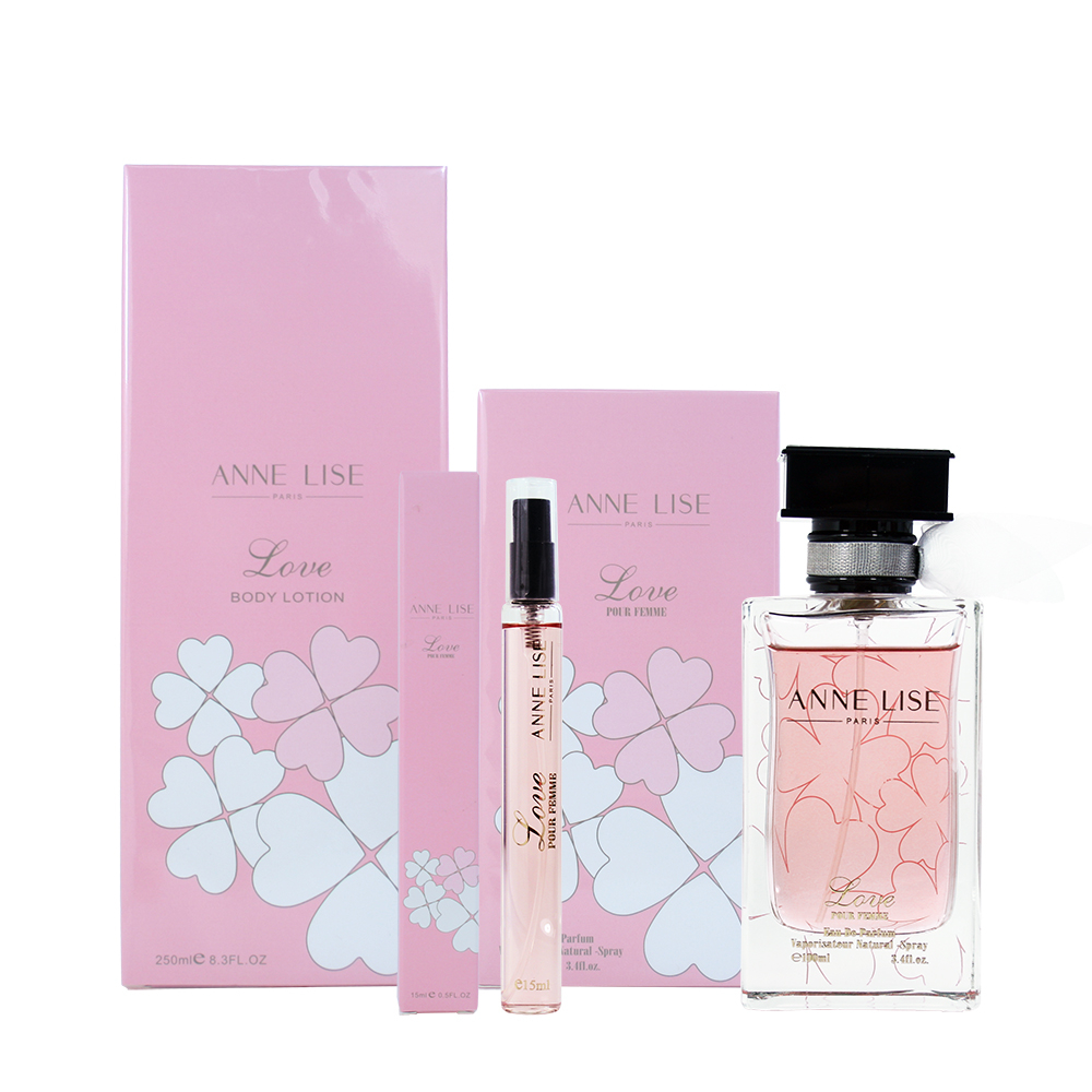 ANNE LISE 粉紅印記 女性淡香精 15ml / 100ml / 身體乳 250ml