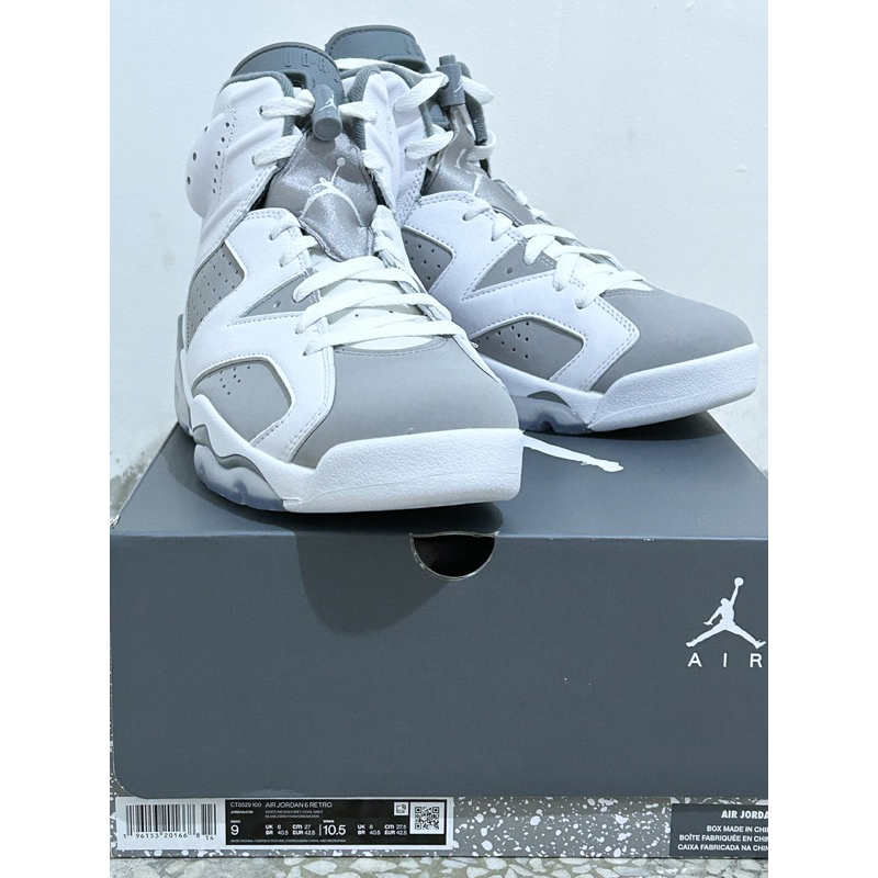 Air Jordan 6 Cool Grey CT8529-100 喬丹六代NIKE球鞋籃球鞋9號全新正品現貨台灣公司貨