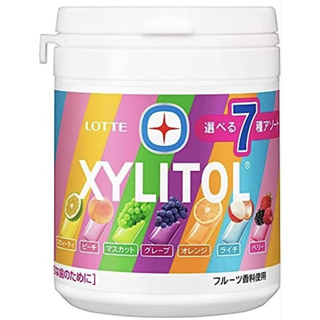 | 現貨+預購 | 日本 Lotte樂天 XYLITOL 口香糖 7種綜合水果口味 彩虹口香糖