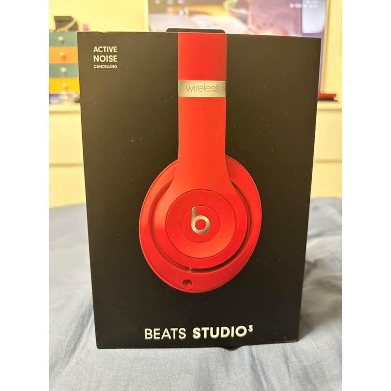 Beats Studio3 Wireless 頭戴式耳機 - 紅色(二手）