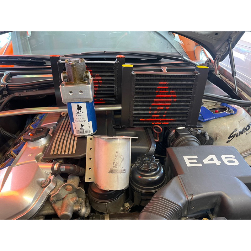 Chenge巡航總部 BMW E46 改裝 外掛式 電動幫浦 機油強制冷卻系統 變速箱油冷排 各車系 散熱套件 批發零售