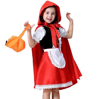 Baby童衣 萬聖節表演服裝 小紅帽裝 大中小童COSPLAY服 [集點換購專屬賣場] 88011