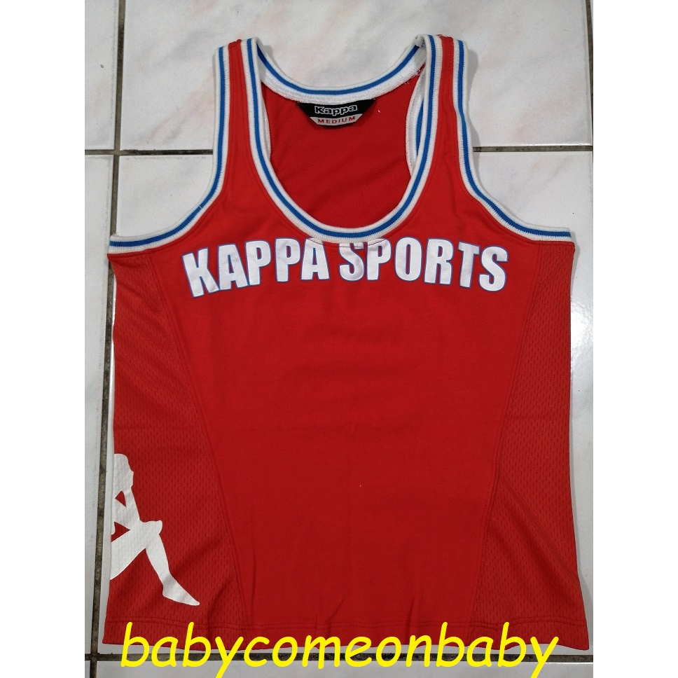 嬰幼用品 Kappa 童裝 背心 運動 紅色 SIZE M