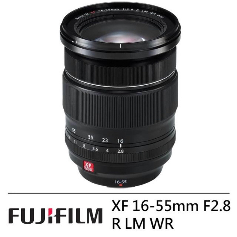 【FUJIFILM 富士】公司貨-XF 16-55mm F2.8 R LM WR 變焦鏡頭