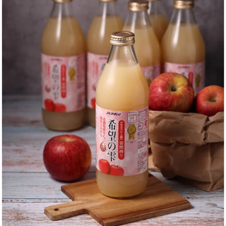日本希望之雫100%青森蘋果汁1000ml/6入原裝箱