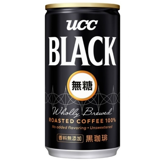 【輸碼折100元】UCC BLACK無糖黑咖啡185g(60入)或ucc黑咖啡(90入)