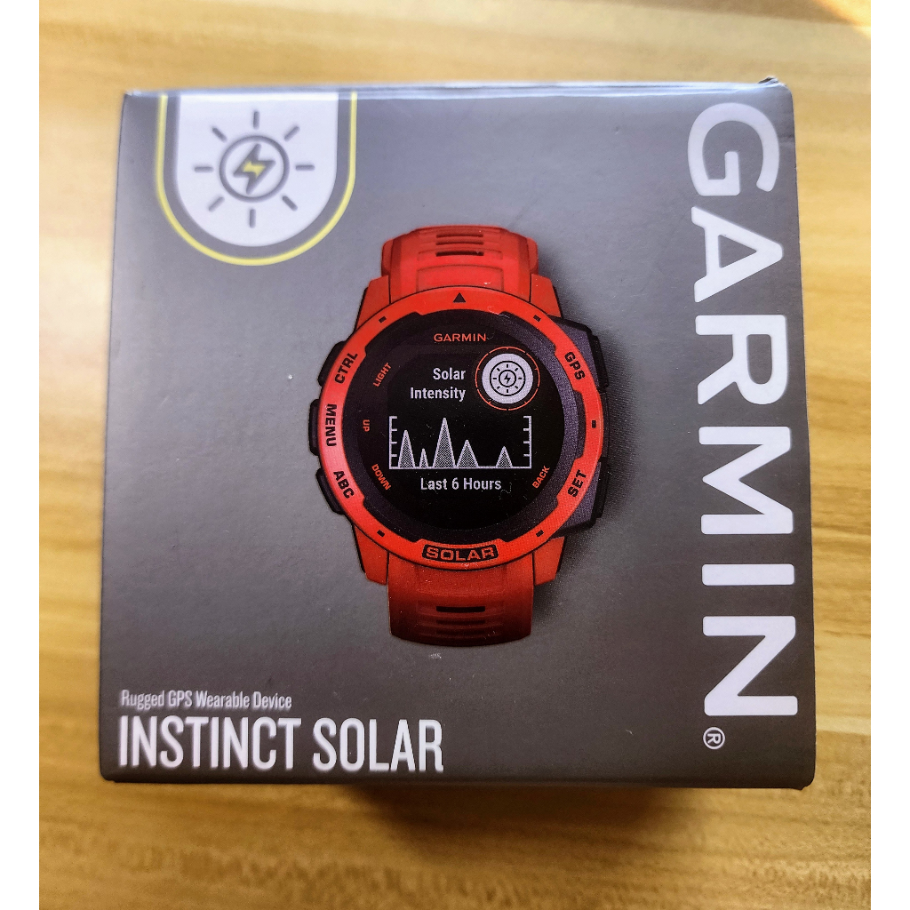 Garmin instinct solar一代太陽能 紅(二手)