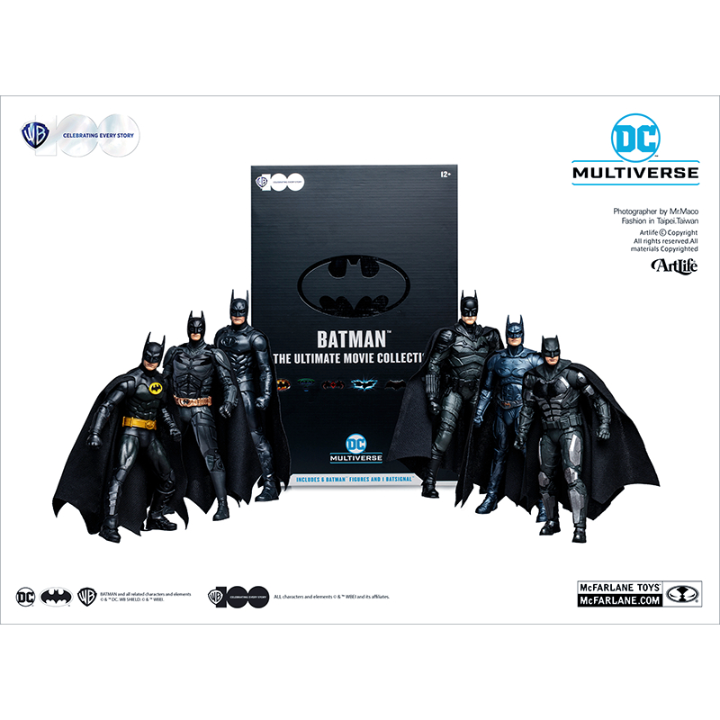 ArtLife ㊁ McFarlane DC MULTIVERSE BATMAN 華納 麥法蘭 蝙蝠俠 6人組