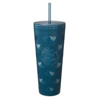 星巴克 Starbucks 24OZ 星夜海洋 TOGO 冷水杯 大容量 環保杯 吸管杯