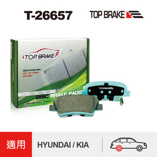 TOPBRAKE 現代 Elantra 改裝 Ioniq Veloster KIA Carens Stonic 後煞車皮