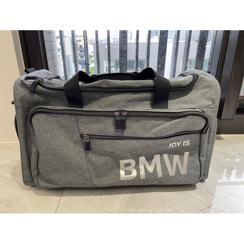 全新》【BMW 汎德原廠公司貨】BMW 灰色運動旅行袋 輕旅行 手提 肩背