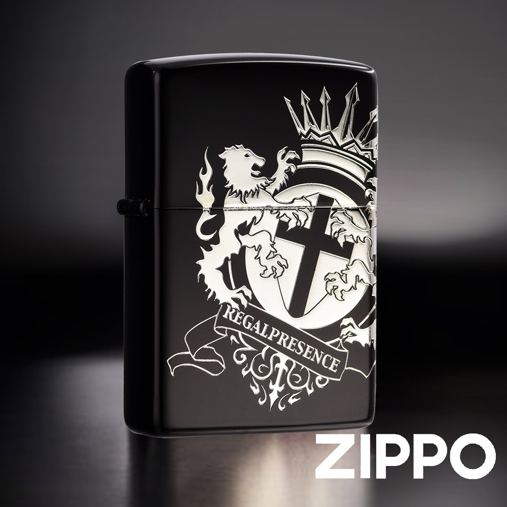 ZIPPO 皇冠獅鷲(銀)防風打火機 日本設計 官方正版 現貨 限量 禮物 送禮 終身保固 ZA-3-12B