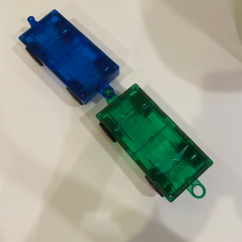 MNTL磁力片車（藍/綠色)#二手