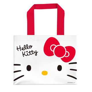 【Hello Kitty】大臉編織提袋