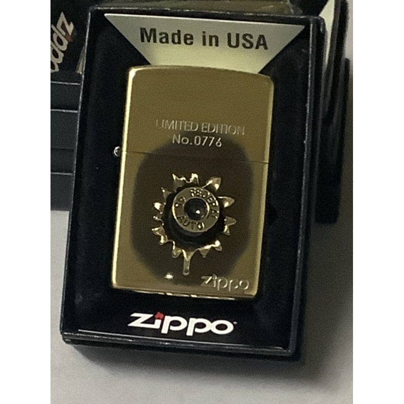 zippo 純銅子彈嵌入款