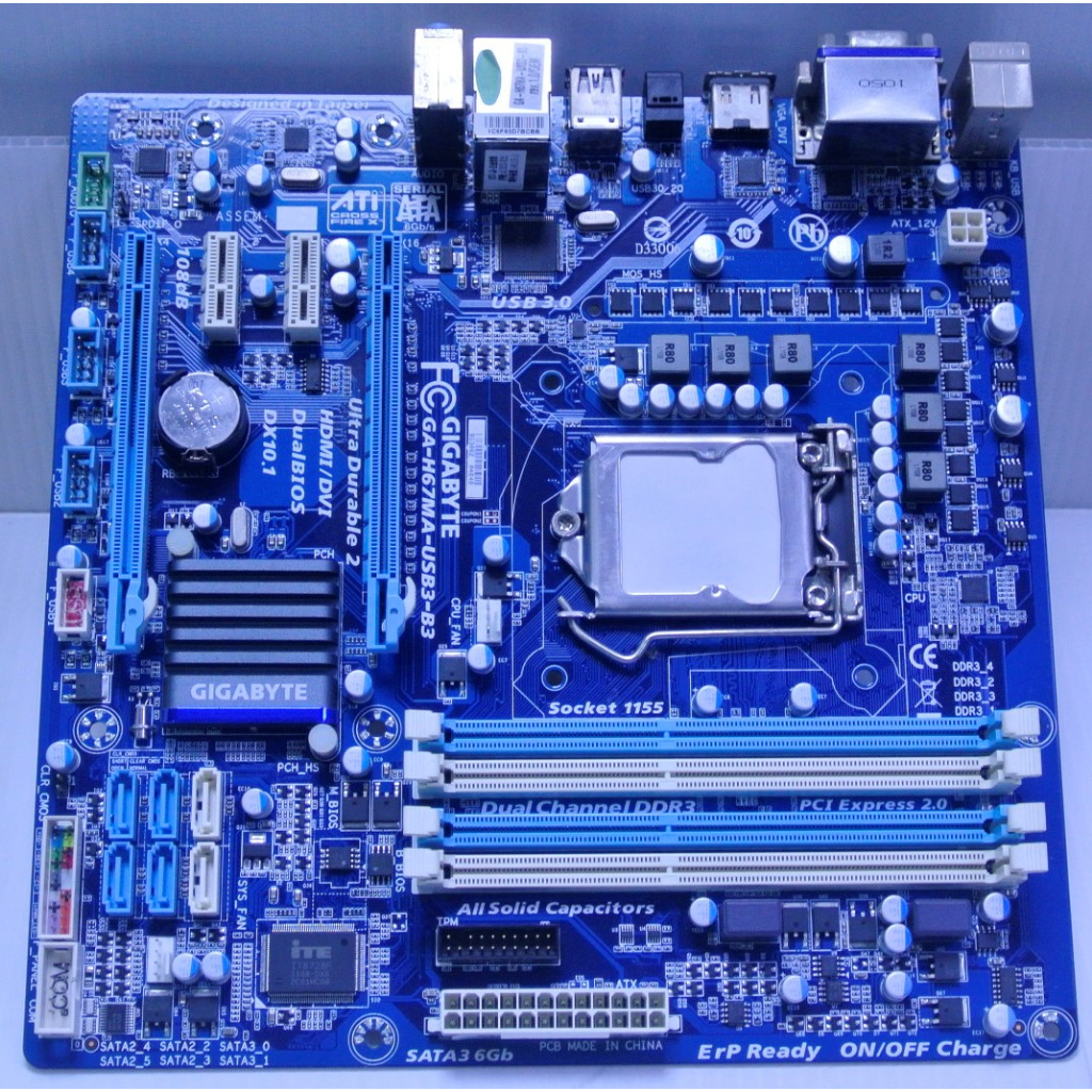 立騰科技電腦 ~ 技嘉 GA-H67MA-USB3-B3 1155主機板