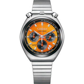 CITIZEN 星辰 Chronograph Tsuno Chrono 限定款 計時手錶-橘 AN3660-81X