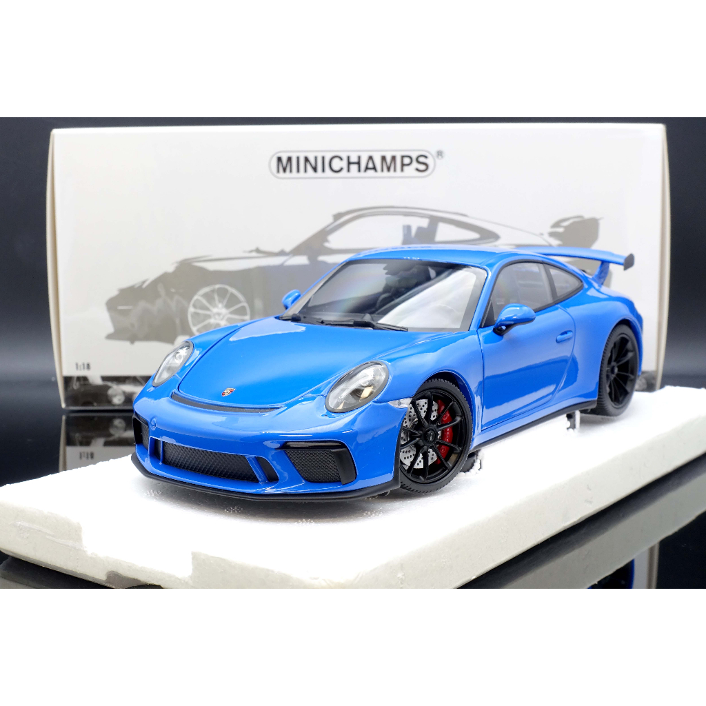 【MASH.】現貨特價 Minichamps 1/18  Porsche 911 (991) GT3 2018 藍
