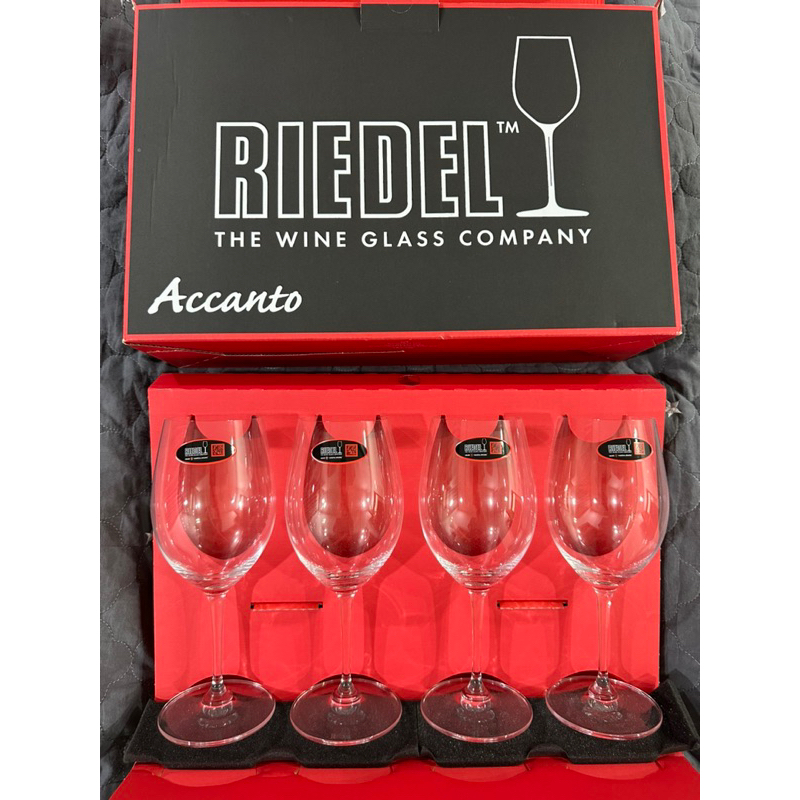 大降價📍全新📍RIEDEL ACCANTO 水晶紅酒杯 560cc 4入組 德國 無鉛水晶