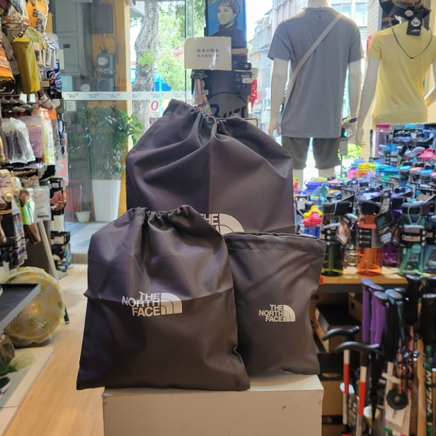 【The North Face】旅行收納束口袋(3入/組)