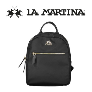 LA MARTINA 頂級 後背包 時尚 流行款 LMZA01189T 限量2折 全新 專櫃 展示品(黑色)