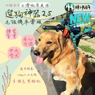 【樺HUA】遛狗神器2.5 中大型犬專用 寵物機車專用牽繩