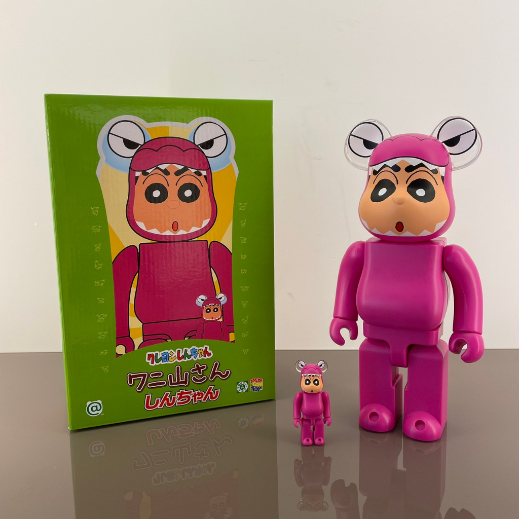 Be@rbrick BEARBRICK  鱷魚山先生 蠟筆小新 Cosplay 400% 100%