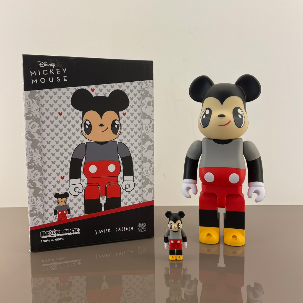 Be@rbrick BEARBRICK JAVIER CALLEJA MICKEY 大眼仔米奇 400% 100%