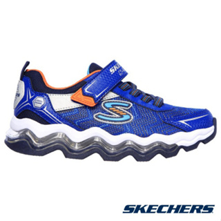 SKECHERS 男童系列燈鞋 TURBOWAVE - 90735LNVOR