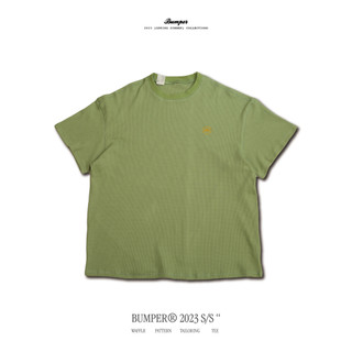 <BUMPER®> BUMPER® - 2023SS WAFFLR PATTERN TAILORING TEE
