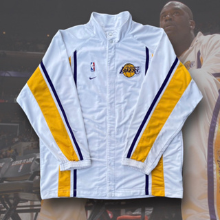 Lakers 2002-04 Warm Up Jacket 🤍💛湖人隊 球員版 Nike 熱身外套 NBA外套 KOBE