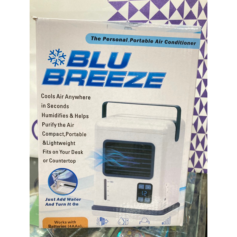 [全新］BLU BREEZE 桌上型水冷扇 水風扇 可攜式 可提式