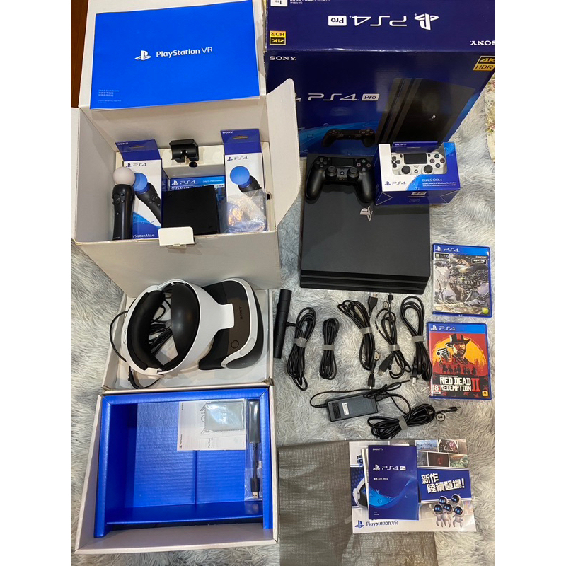 PS4 PRO 1TB 加PSVR （二手）非常新