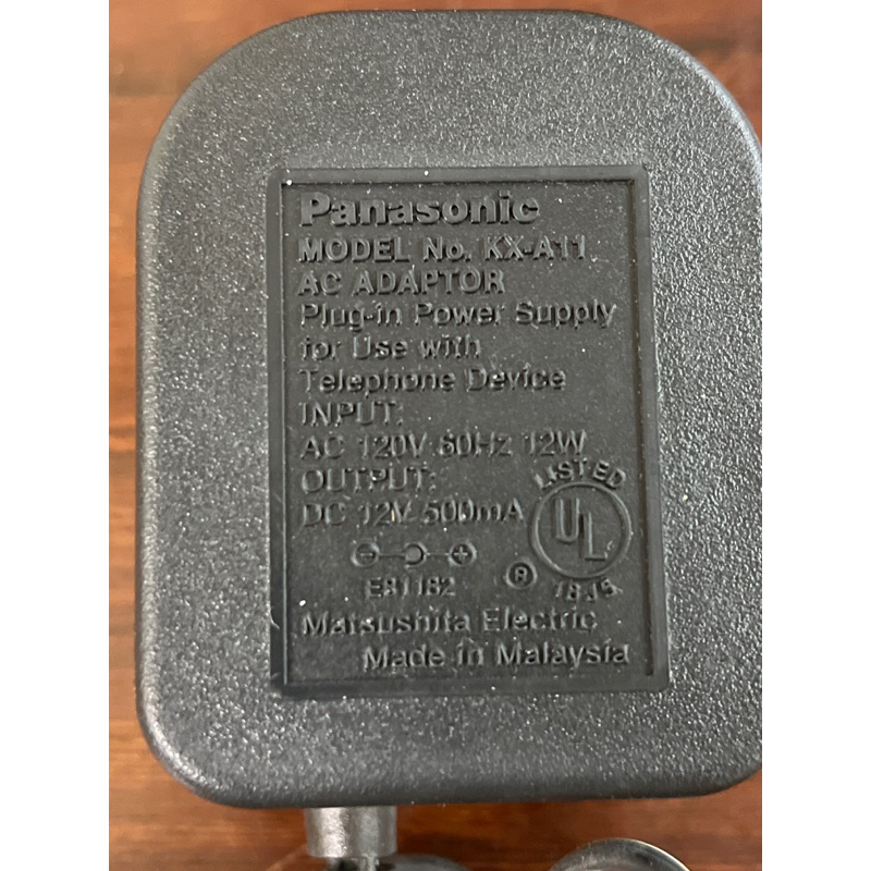 二手 電源器 變壓器 Panasonic 12V 0.5A