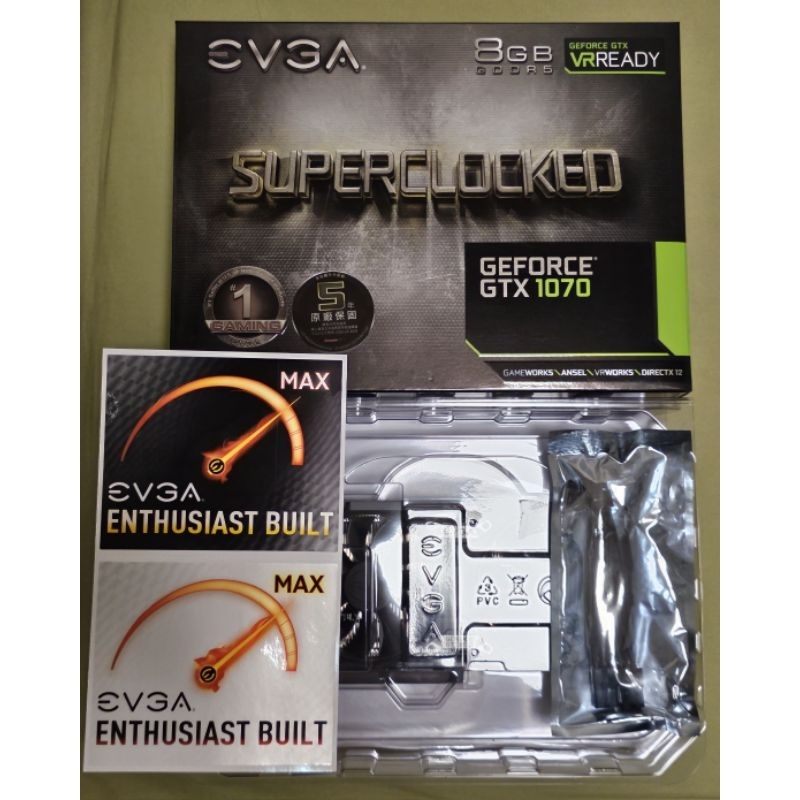 EVGA GeForce GTX 1070 SC GAMING 8G GDDR5 Black Edition