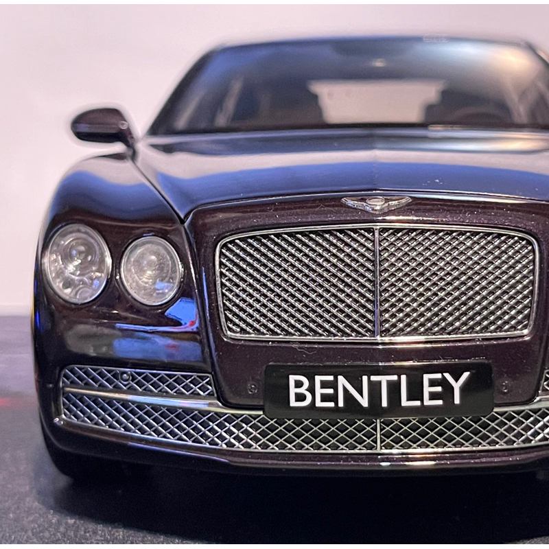 【Kyosho】1/18 Bentley Flying Spur 紫色 1:18模型車