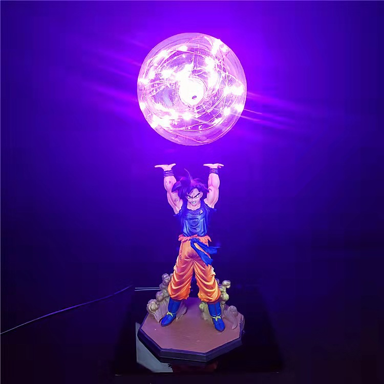 七龍珠悟空LED小夜燈，桌面創意擺件檯燈，玩具禮物