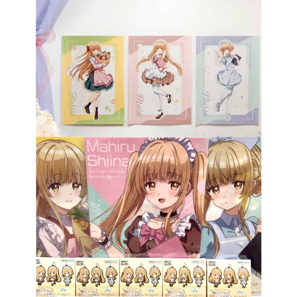 隔壁的天使 日版 taito一番賞 椎名真晝 海報 吊飾 資料夾 關於我在無意間被隔壁的天使變成廢柴這件事