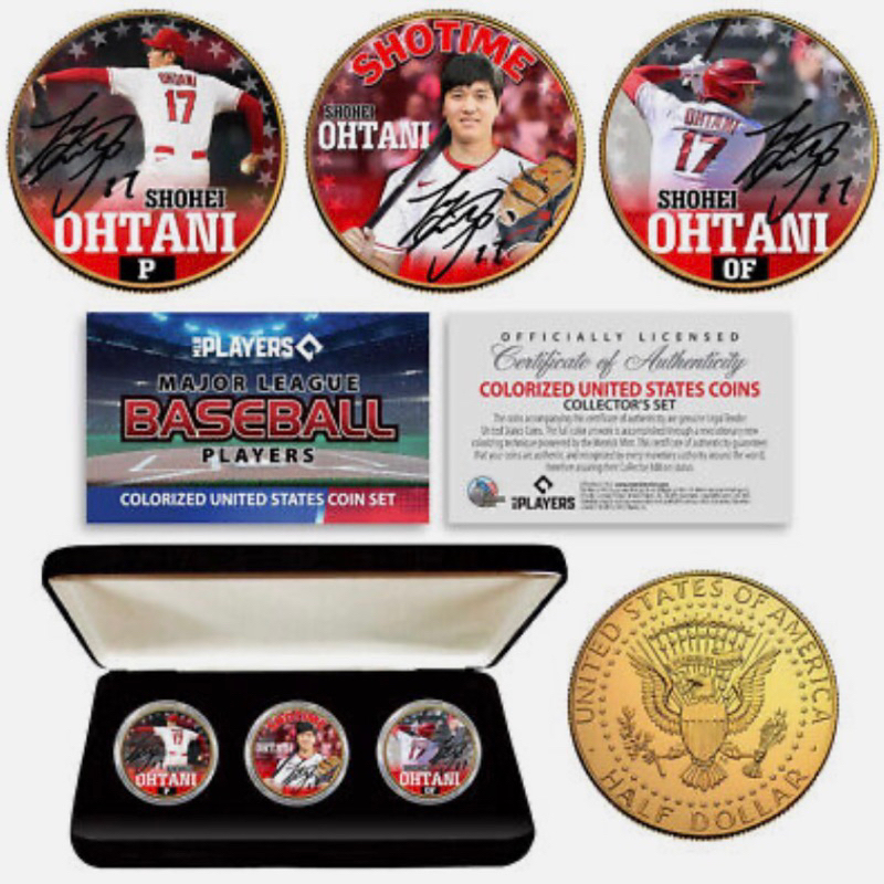 大谷翔平 SHOHEI OHTANI 紀念幣